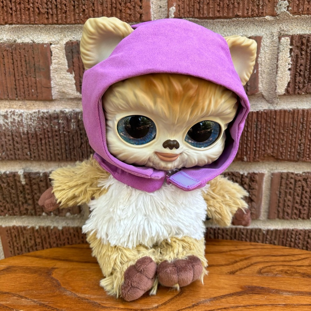 Disney Star Wars Galactic Pals EWOK Plastic Head Plush